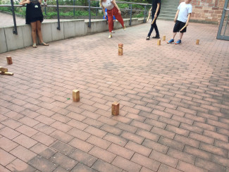 Kubb-Spiel