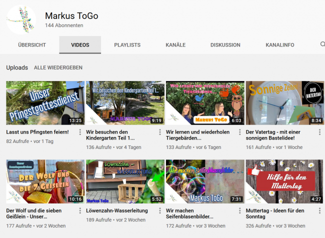 MarkusToGo-Youtube-Channel